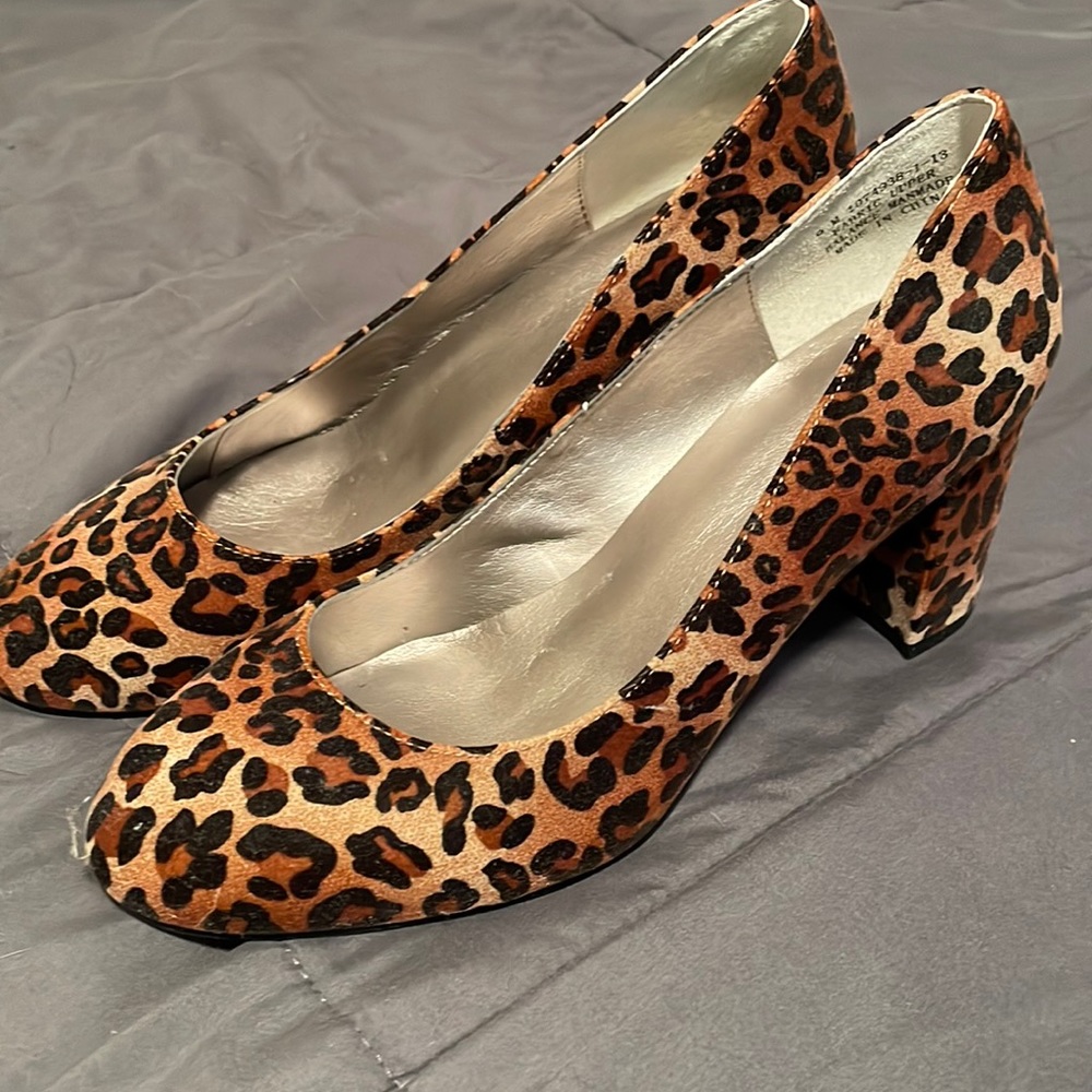 Cheetah print heels